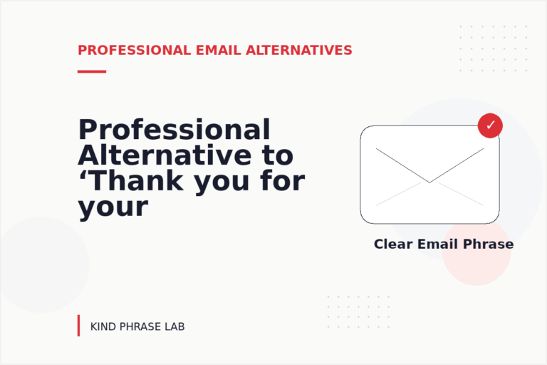 Professional Alternative to ‘Thank you for your help’