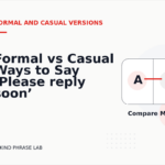 Formal vs Casual Ways to Say ‘Please reply soon’