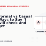 Formal vs Casual Ways to Say ‘I will check and get back to you’