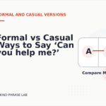 Formal vs Casual Ways to Say ‘Can you help me?’
