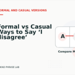 Formal vs Casual Ways to Say ‘I disagree’